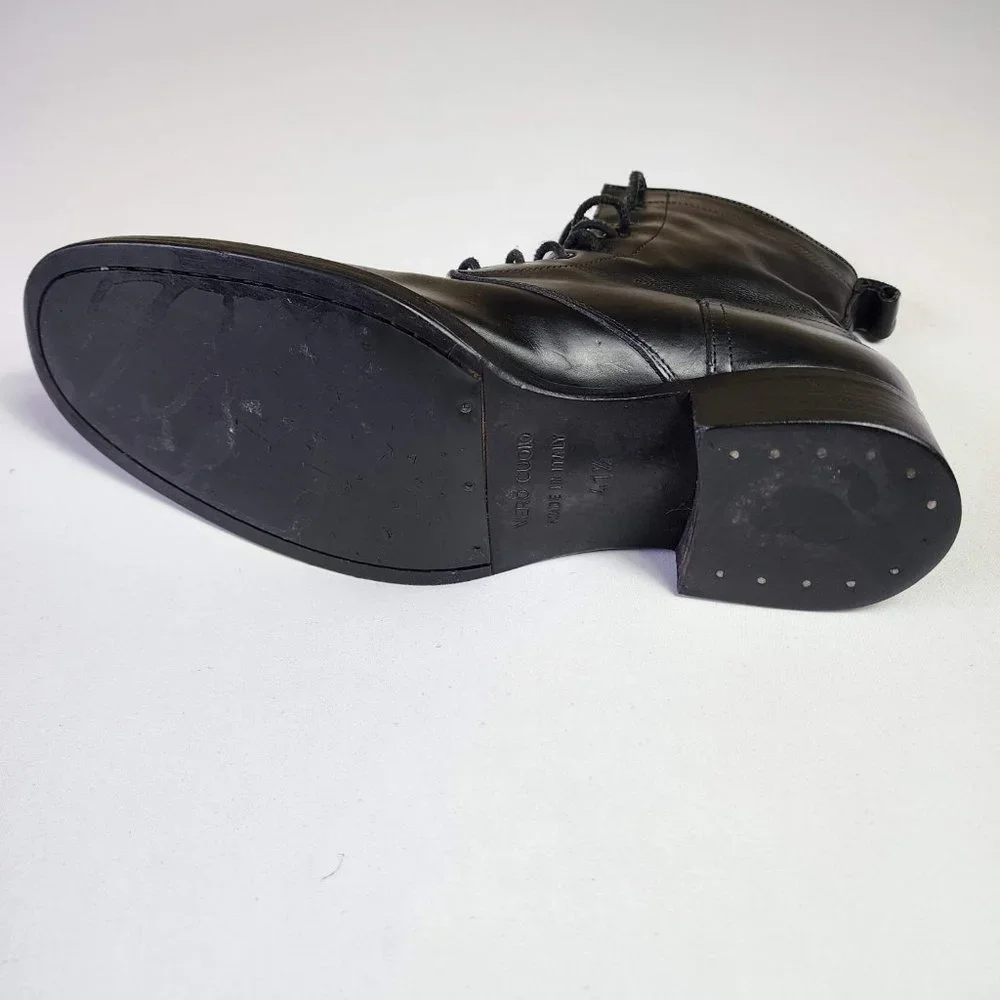 Buttero B1101 Black Leather Ankle Boots Made in Italy 41.5 - Picture 11 of 15